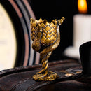 Brass Dragon Scale Mini Goblet Figurine 💚 BV018