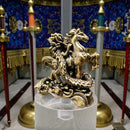 Brass Dragon and Horse Figurine - Totem / Spirit Animal FB1745 🌻💗🌻