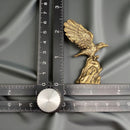 Brass Eagle on Rock Figurine - Animal Totem / Spirit Animal FB2874 🦅