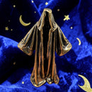 Brass Faceless Robed Ghost Totem / Spirit Figurine 🐉 FB2724