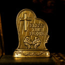 Brass Holy Family Bless This Home Spirit Figurine ☀️BV001