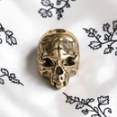 Brass Fanged Skull Spirit / Totem Animal Figurine 🐡 FB1440