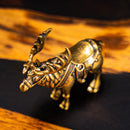 Brass Festive Reindeer Figurine Totem / Spirit Animal 💚 BV020