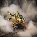 Brass Fire Dragon Miniature Totem / Spirit Animal Figurine FB1807 🐉