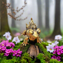 Brass Fire Dragon Miniature Totem / Spirit Animal Figurine FB1807 🐉