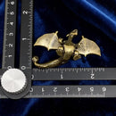 Brass Standing Fire Dragon Spirit / Totem Animal Figurine 🐉 FB1487