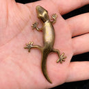 Brass Gecko Totem / Spirit Figurine FB1286 💖🦎💖