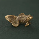 Brass Goldfish Animal / Spirit Totem Figurine FB1300 🎏