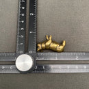 Brass Happy Pig Totem / Spirit Animal Figurine FB2636 🐖🌸🐖