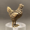 Brass Hen Figurine - Animal Totem / Spirit Animal FB2032 🌻🐓🌻