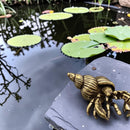 Brass Hermit Crab Totem / Spirit Animal Figurine FB1474 🍃