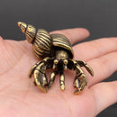 Brass Hermit Crab Totem / Spirit Animal Figurine FB1474 🍃