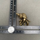Brass Hermit Crab Totem / Spirit Animal Figurine FB1474 🍃