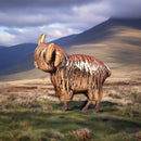 Brass HIghland Cow Animal / Spirit Totem Figurine FB1314 🐄