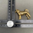 Brass Husky Dog Totem / Spirit Animal Figurine FB1454 🐕