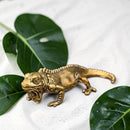 Brass Iguana Animal / Spirit Totem Figurine FB1438 ❤️