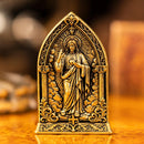Brass Sacred Heart Jesus Ornate Arch Figurine 💚 BV025
