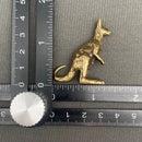 Brass Kangaroo Figurine, confidence, momentum FB1404 💚