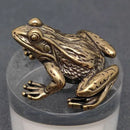 Brass Leaping Frog Totem / Spirit Animal Mini Figurine FB2686 🍀
