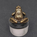 Brass Leaping Frog Totem / Spirit Animal Mini Figurine FB2686 🍀