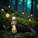 Brass Lion with Crown Totem / Spirit Figurine FB1720 💖🔔💖