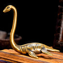 Brass Long Neck Lake Creature Figurine Totem / Spirit Animal 💚 BV021
