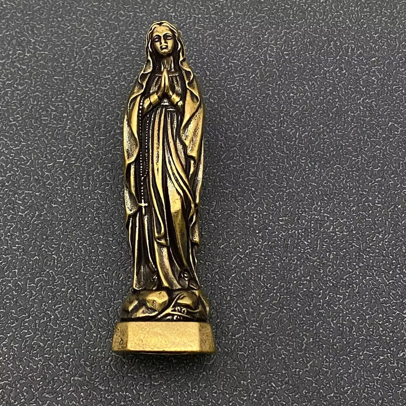 Brass Mary Clasped hands Figurine FB1705 💛
