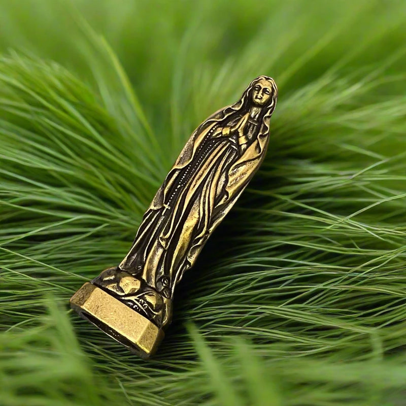 Brass Mary Clasped hands Figurine FB1705 💛