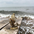 Brass Mermaid with Crown Figurine - Spirit Totem FB1290 🧜🏻‍♀️