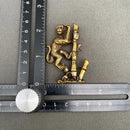 Brass Monkey Climbing Bamboo Totem / Spirit Animal Figurine FB2660 🐒