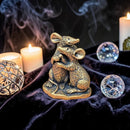 Brass Hugging Mouse Couple Totem / Spirit Animal Figurine FB3409 🐭