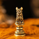 Brass Ornate Horse Head Totem / Animal Spirit Figurine ☀️BV013