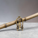 Brass Parrot on Perch Animal Totem / Spirit Animal Figurine FB3408 🧙‍♀️