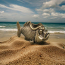 Brass Piranha Fish Spirit / Totem Animal Figurine 🐡 FB1397