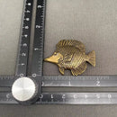 Brass Fish with Pointy Nose Totem/ Spirit Animal Mini Figurine FB2816 🐠