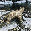 Brass Polar Bear Spirit / Totem Animal Figurine 🐻‍❄️ FB1443