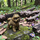 Brass Poodle | Bichon Frise | Dog Totem / Spirit Animal Mini Figurine FB2585 🐕‍🦺