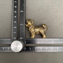 Brass Poodle | Bichon Frise | Dog Totem / Spirit Animal Mini Figurine FB2585 🐕‍🦺