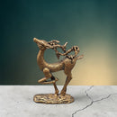 Brass Prancing Deer Spirit / Totem Animal Figurines FB1017 🦌🦌