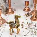 Brass Prancing Horse Totem / Spirit Animal Figurine 🧡 FB1606