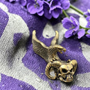 Brass Ram Skull with Eagle Spirit / Totem Animal Figurine 🦌 FB1477