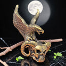 Brass Ram Skull with Eagle Spirit / Totem Animal Figurine 🦌 FB1477