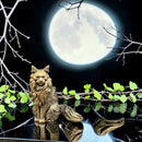 Brass Regal Cat Spirit / Totem Animal Figurine 🐅 FB1478