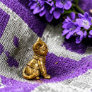 Brass Scholar Cat with Glasses Totem / Spirit Figurine 🐉 BV015
