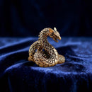 Brass Sea Dragon Totem / Spirit Animal Figurine FB1448 🦖
