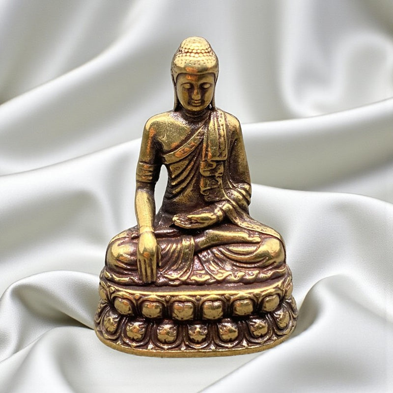 Brass Sitting Buddha Figurine FB1864 🪷