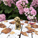 Brass Sitting Floppy Ear Puppy Dog Totem / Spirit Animal Figurine FB3220 🌼