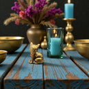 Brass Kitten / Cat Sitting or Crouching Figurine Totem / Spirit Animal FB1578 🐈‍⬛