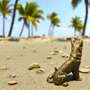 Brass Sitting Sitting Large Dog Totem / Spirit Animal Mini Figurine FB1713 🦊