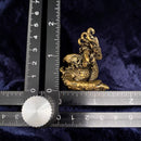 Brass Sitting Magic Dragon Figurine FB1041 🪭🌟🪭